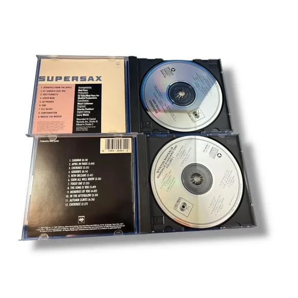 Lot of 2 CD Marsalis Standard Time, Vol. 1 Music,  SUPERSAX STONE BIRD, 1987-88 - Picture 2 of 8